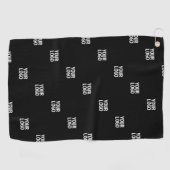 ロゴまたは任意の画像 | 対角線ストライプ線 ゴルフタオル (横)