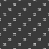 ロゴまたは任意の画像 | 対角線ストライプ線 シール (正面)