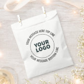 ロゴまたは画像に簡単に置き換え可能 フェイバーバッグ (クリップ留めされた状態)