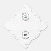 ロゴまたは画像に簡単に置き換え可能 フェイバーボックス (折り畳みなし)