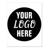 ロゴまたは画像のアップロード ラバースタンプ (インプリント)