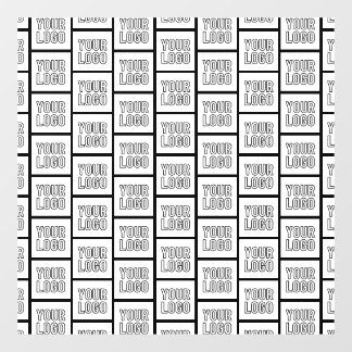 ロゴまたは画像のリピートパターン ウィンドウサイン