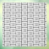 ロゴまたは画像のリピートパターン ウィンドウサイン (シート3)