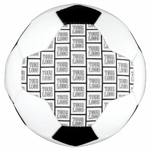 ロゴまたは画像のリピートパターン サッカーボール