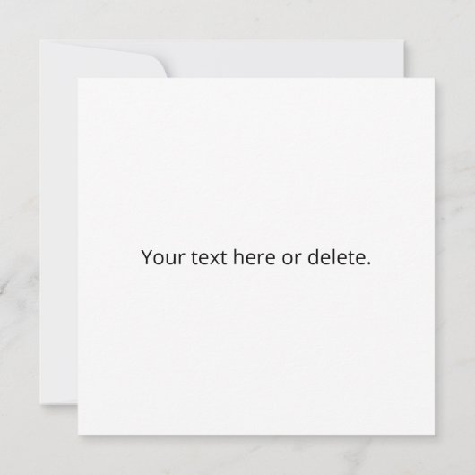 ロゴまたは画像タイル模様の大きな中央のロゴ ノートカード (裏面)