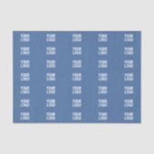 ロゴまたは画像 縦縞模様 薄葉紙 (正面)