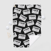 ロゴや写真をランダムに配置して検索 ゴルフタオル (インサイチュ)