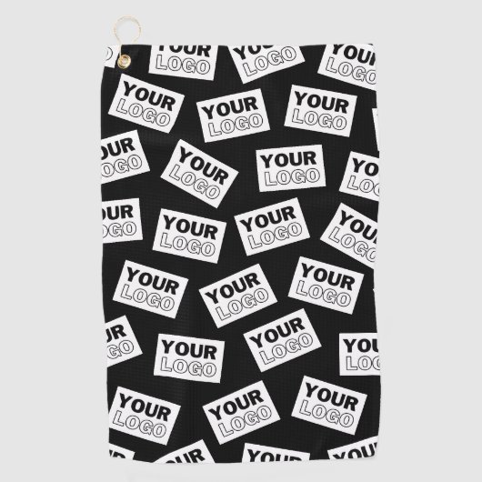 ロゴや写真をランダムに配置して検索 ゴルフタオル (正面)