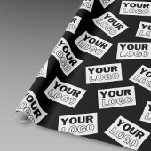 ロゴや写真をランダムに配置して検索 ラッピングペーパー