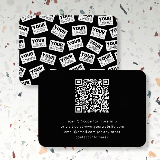 ロゴや写真をランダムに配置して検索 名刺