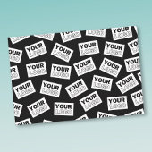 ロゴや写真をランダムに配置 - あなたのロゴや任意の写真を探す ラッピングペーパーシート