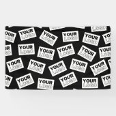 ロゴや写真をランダムに配置 - あなたのロゴや任意の写真を探す 横断幕 (横)