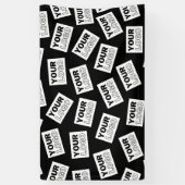 ロゴや写真をランダムに配置 - あなたのロゴや任意の写真を探す 横断幕 (縦)