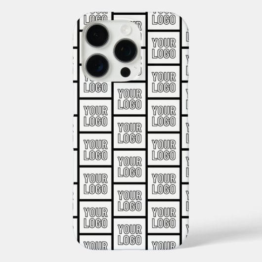 ロゴや画像の繰り返しパターン Case-Mate iPhoneケース (裏面)