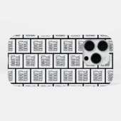 ロゴや画像の繰り返しパターン iPhoneケース (裏面横)