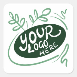 ロゴをここに追加Business Full Color スクエアシール