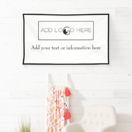 ロゴをここに追加Small Businessプロモーションバナー 横断幕