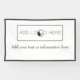 ロゴをここに追加Small Businessプロモーションバナー 横断幕