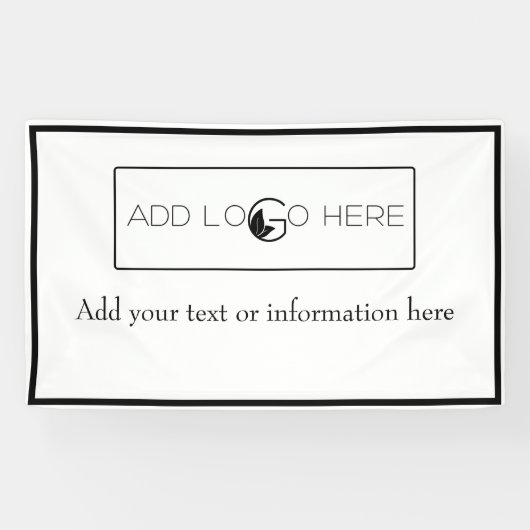 ロゴをここに追加Small Businessプロモーションバナー 横断幕 (横)