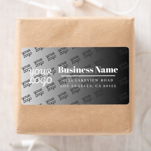 ロゴをここに配置（白のオンブレタイル＆編集可能な色） ラベル (インサイチュ)