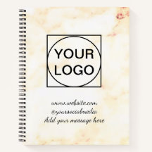 ロゴをここに 白 シンプル ミニマル ピンク マーブル いいえ