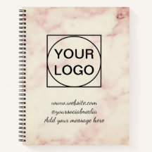 ロゴをここに 白 シンプル ミニマル ピンク マーブル いいえ