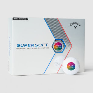 ロゴをアップロードするテンプレート Callaway Supersoft ゴルフボール