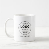 ロゴをアップロード コーヒーマグカップ (左)