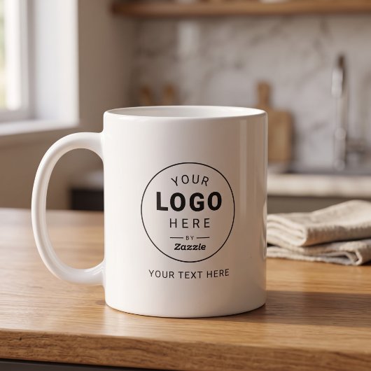 ロゴをアップロード コーヒーマグカップ