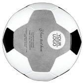 ロゴをカスタム文字会社に追加 サッカーボール (回転)