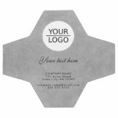 ロゴをカスタム文字会社に追加 サッカーボール (フラット)