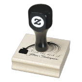 ロゴをパーソナエレガントイズする羽毛のキールとインク ラバースタンプ (スタンプ)