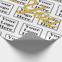 ロゴをフェイク金ゴールドスクリプトに書き込んだテンプレート