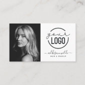 ロゴをミニマルモダンリストに追加する 名刺 (正面)