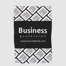 ロゴを並べて表示したパターンと編集可能なビジネス名