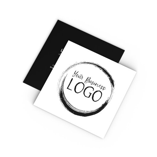 ロゴを付ける スクエア名刺