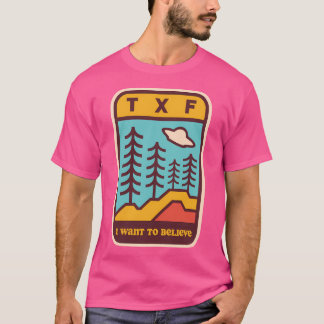 ロゴを入れたいXファ信じイル Tシャツ