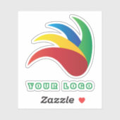 ロゴを切り取る、ビジネスウォーターボトル シール (シート)