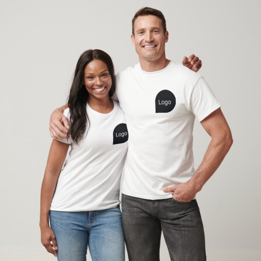 ロゴを図形にシンプルカスタマイズする Tシャツ (ユニセックス)