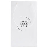 ロゴを差し替える スモールペーパーバッグ (裏面)