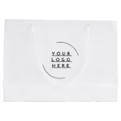 ロゴを差し替える ラージペーパーバッグ (裏面)