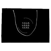 ロゴを差し替える ラージペーパーバッグ (裏面)