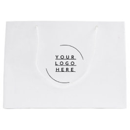 ロゴを差し替える ラージペーパーバッグ