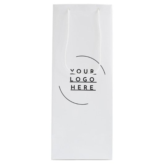 ロゴを差し替える ワインギフトバッグ (正面)