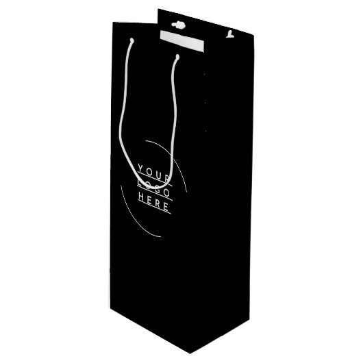 ロゴを差し替える ワインギフトバッグ (正面アングル)