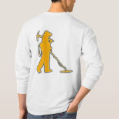 ロゴを検出する金属 Tシャツ (裏面)