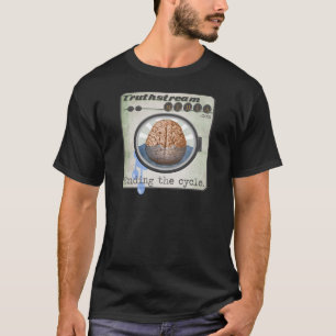 ロゴを洗脳するTruthstream媒体 Tシャツ