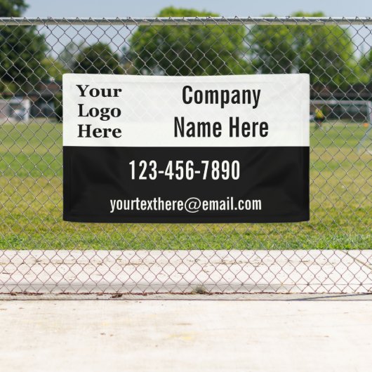 ロゴを白黒で表示 横断幕 (インサイチュ)