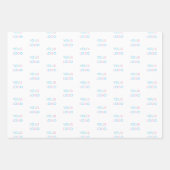 ロゴを簡単に追加できる包装紙シート ラッピングペーパーシート (正面3)