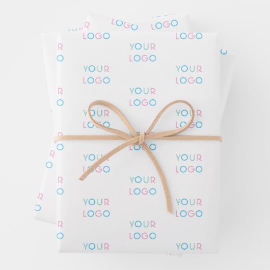 ロゴを簡単に追加できる包装紙シート ラッピングペーパーシート (インサイチュ)